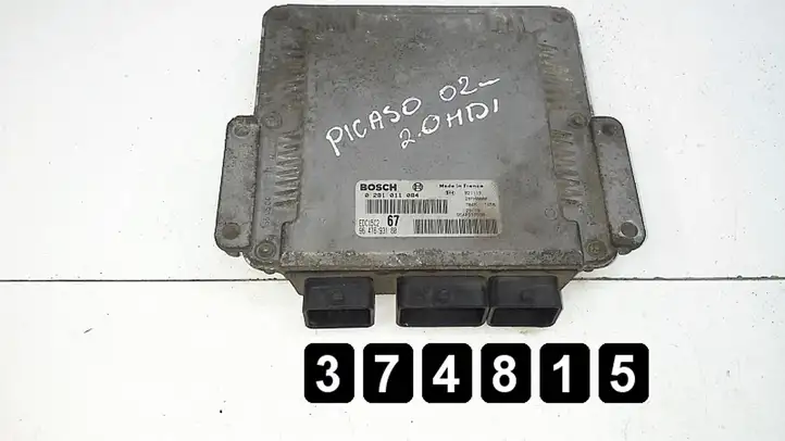 Citroen Xsara Picasso (1999 - 2012) 200096476931800281011084 Блок управления двигателем (ЭБУ) — фото 2