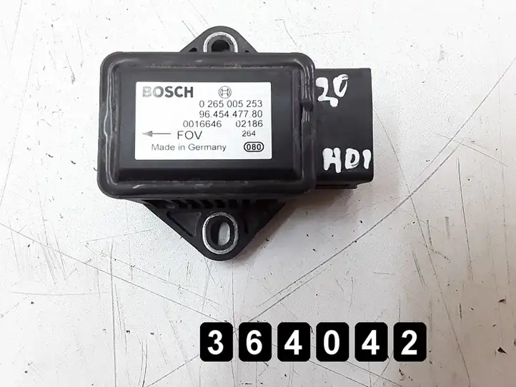 Peugeot 307 CC (2001 - 2005) 2000hdi 9645447780 0265005253 Блок управления двигателем (ЭБУ) — фото 2