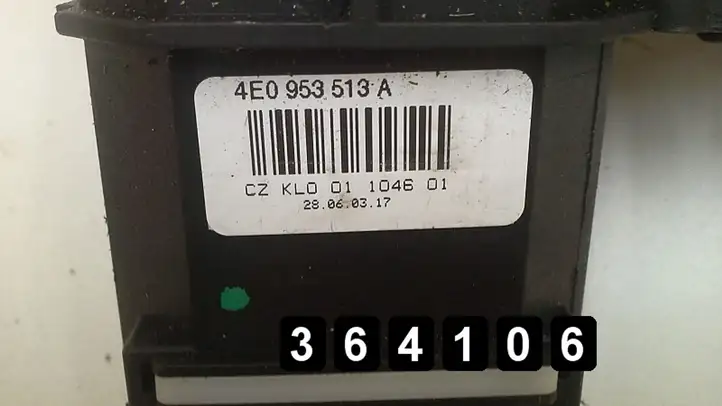 Audi A4 S4 B6 8E 8H (2000 - 2006) 4E0953513A Другие включатели / ручки/ переключатели — фото 7