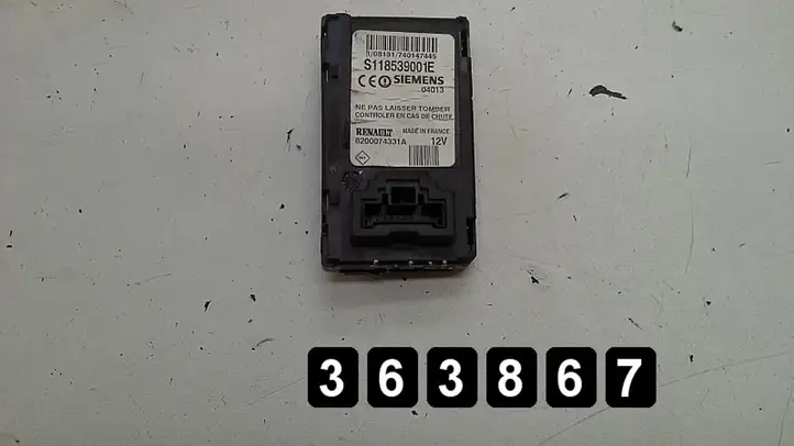 Renault Megane II (2002 - 2005) 1600b 8200074331a s118539001e Блок управления двигателем (ЭБУ) — фото 1
