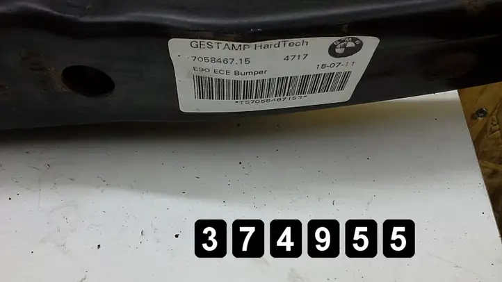 BMW 3 E90 E91 (2005 - 2012) 705846715 Усилитель переднего бампера — фото 5