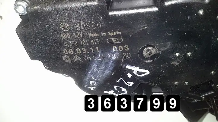 Peugeot 207 (2006 - 2009) 0390201813 9652418780 Двигатель стеклоочистителя заднего стекла — фото 5