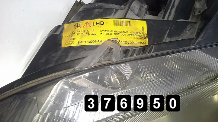 Ford Focus C-MAX (2003 - 2010) 3m5113006ah Передняя фара — фото 7