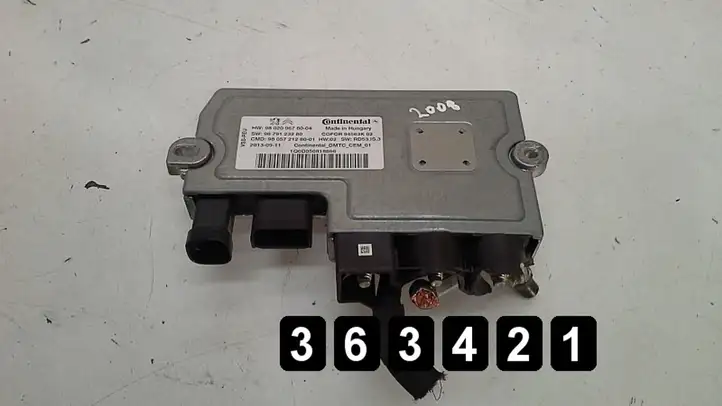 Peugeot 2008 I (2013 - 2019) start stop 9802096780 9679123280 9805721280 Блок управления двигателем (ЭБУ) — фото 3