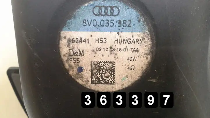 Audi A3/S3 8P (2008 - 2013) 8V0035382 Динамики передних дверей — фото 6