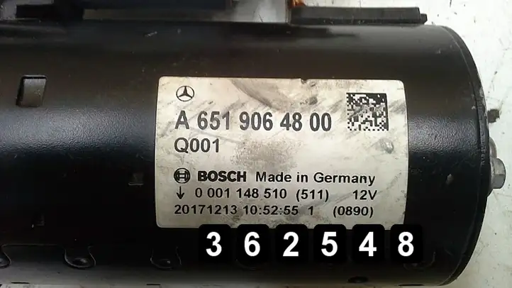 Mercedes-Benz GLC X253/C253 (2015 - ) # 6519064800 0001148510 Стартер — фото 2