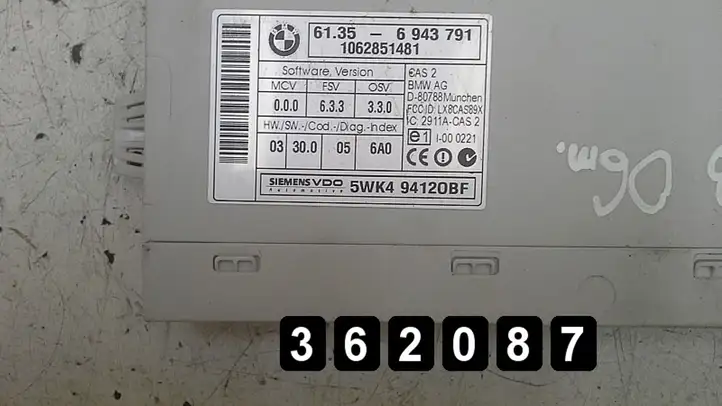BMW 3 E90 E91 (2005 - 2012) 2000TD 0281013252 DDE7801710 UK Блок управления двигателем (ЭБУ) — фото 17