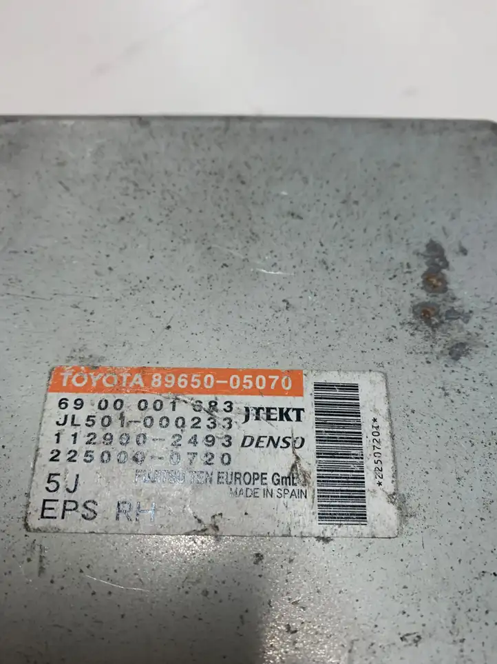 Toyota Avensis T270 (2009 - 2012) 1129002493 Блок управления усилителем руля — фото 3
