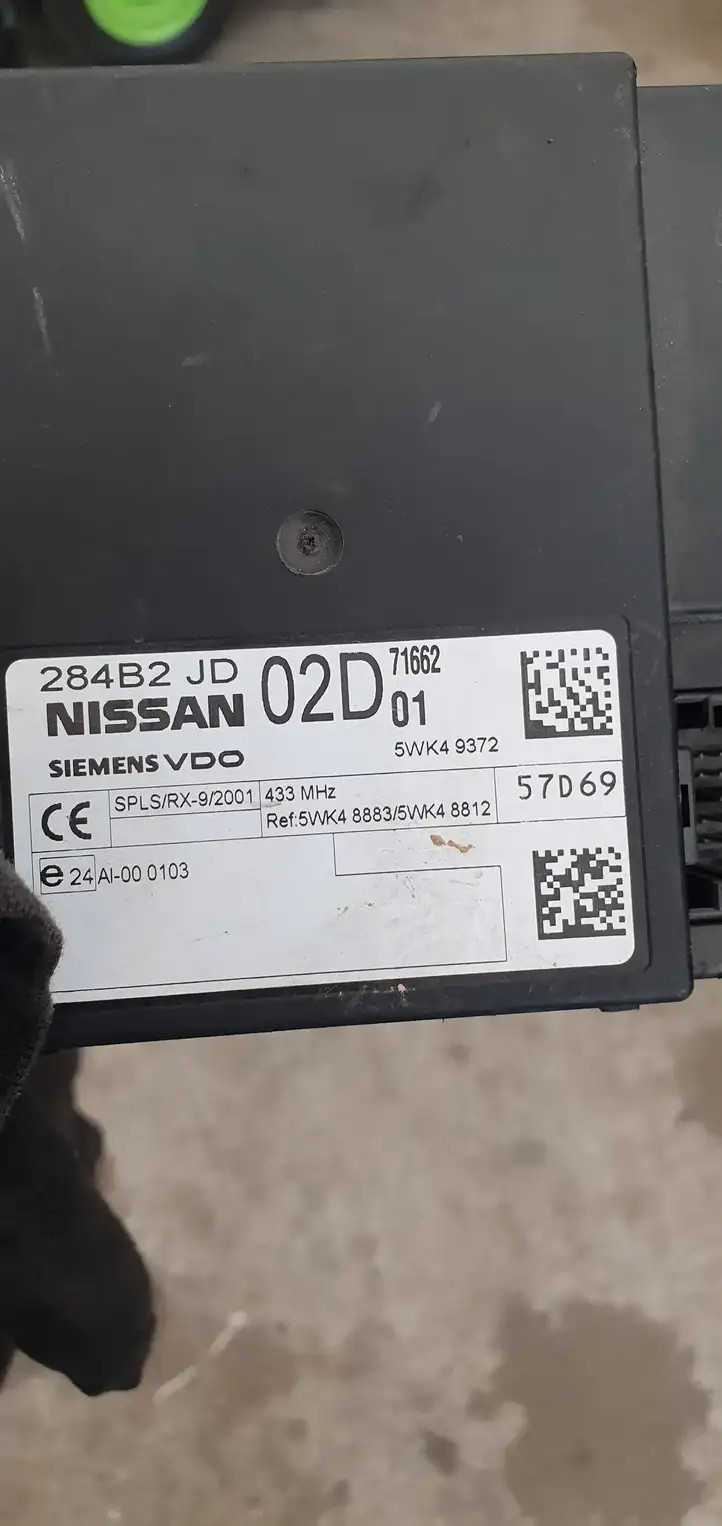 Nissan Qashqai (2006 - 2010) 284B2JD02D Модуль комфорта — фото 2