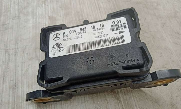 Mercedes-Benz ML W164 (2005 - 2011)  A0045421818 Датчик ESP (системы стабильности) (датчик курсовой устойчивости))