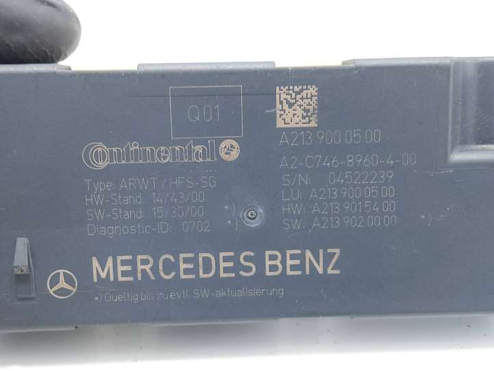 Mercedes-Benz E W213 (2016 - )  A2139000500 Блок управления крышки багажника