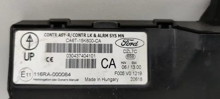 Ford Fiesta (2009 - 2012) 116RA000084 Модуль комфорта — фото 2
