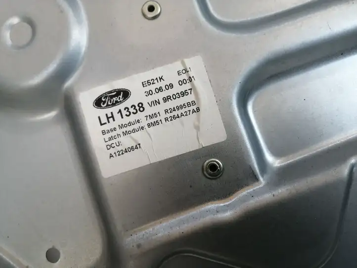 Ford C-MAX I (2007 - 2010) 7M51R24995BB Механический стеклоподъемник задней двери — фото 2