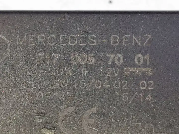 Mercedes-Benz C W205 (2014 - 2021) A2179057001 Блок бесключевого доступа — фото 3
