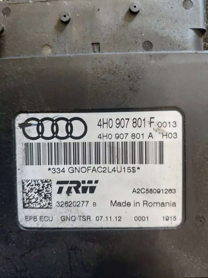 Audi A6 C7 (2011 - 2014) 4H0907801A Блок управления тормозной системой — фото 2