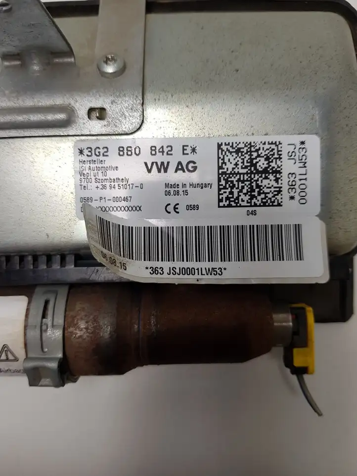 Volkswagen PASSAT B8 (2015 - ) 3G2880842E Коленная подушка безопасности — фото 4
