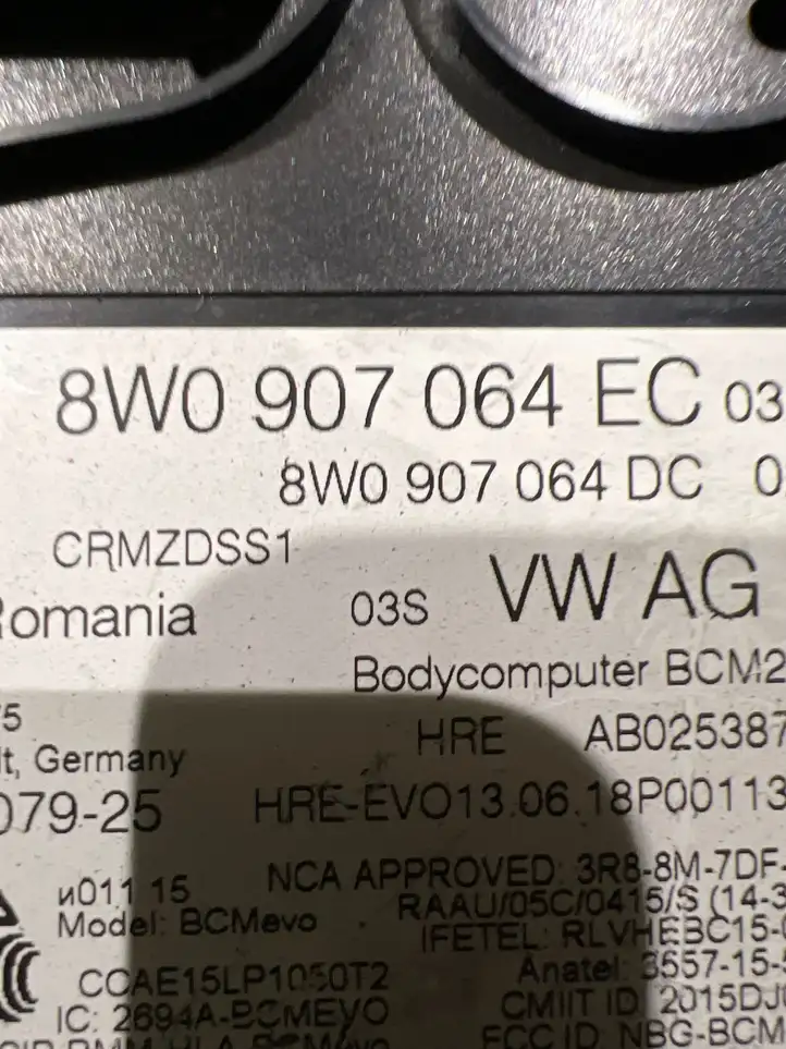 Audi A5 (2016 - ) 8W0907064DC Модуль комфорта — фото 2