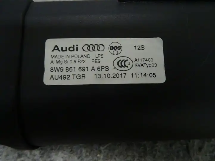 Audi A4 S4 B9 (2015 - 2019) 8W9863553B Шторка багажника (сетка) — фото 6