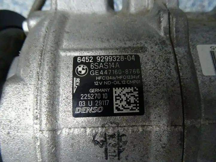 BMW 3 F30 F35 F31 (2012 - 2018) 9299328 Компрессор (насос) кондиционера воздуха — фото 12