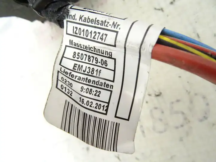 BMW 3 F30 F35 F31 (2012 - 2018) 8507880 Прочая электропроводка — фото 11