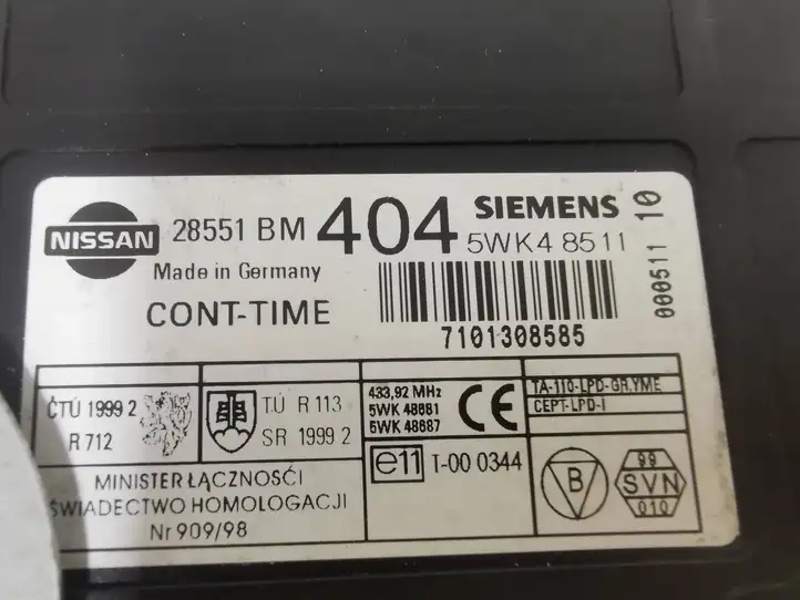 Nissan Almera N16 (2000 - 2010) 28551BM404 Модуль комфорта — фото 2