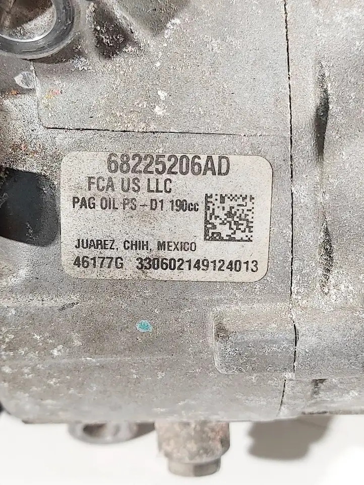 Chrysler Pacifica (2016 - ) 68225206AD Компрессор (насос) кондиционера воздуха — фото 2