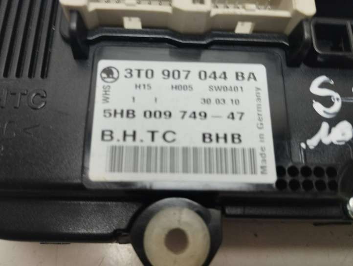 Skoda Superb B6 (3T) (2008 - 2015)  3T0907044BA Блок управления кондиционера воздуха / климата/ печки (в салоне)