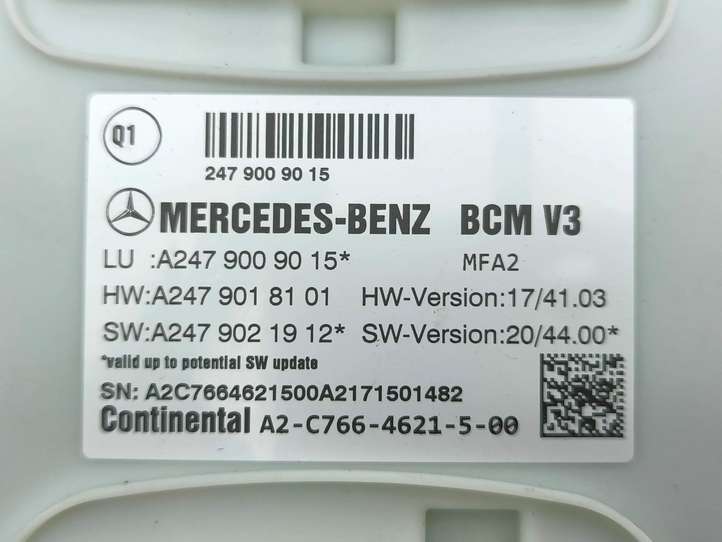Mercedes-Benz EQA (2021 - )  A2479009015 Mодуль kомфортa