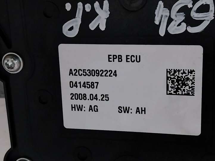 Citroen C4 Picasso (2006 - 2013)  A2C53092224 Блок управления заднего тормоза (EMF)