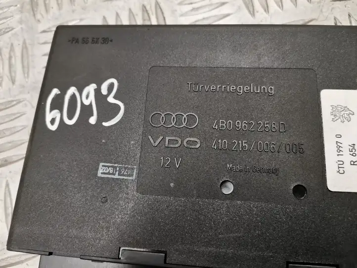 Audi A6 S6 C5 4B (1997 - 2001) 4B0962258D Модуль комфорта — фото 3