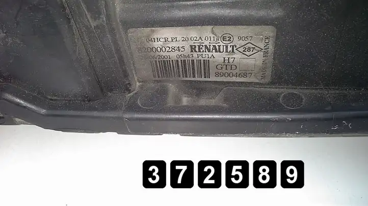 Renault Laguna II (2001 - 2005) 8200002845 89004687 Передняя фара — фото 5