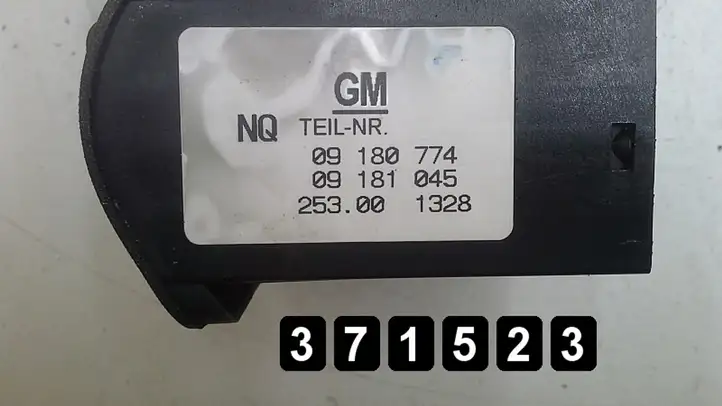 Opel Astra G (1998 - 2004) 09180774 Другие включатели / ручки/ переключатели — фото 4