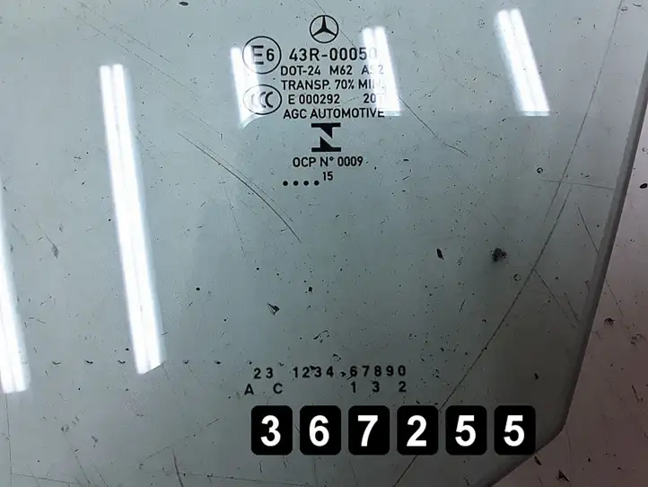 Mercedes-Benz E W212 (2009 - 2016) 43r00050 Стекло передней двери — фото 2