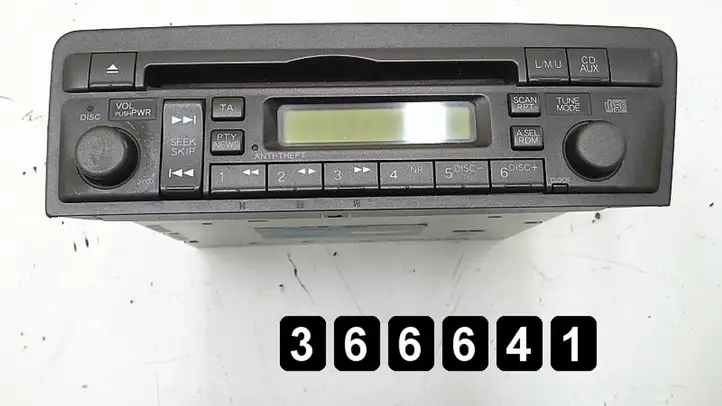 Honda Civic (2001 - 2005) 39101s5sg510m1 Магнитола / мультимедийная система — фото 1