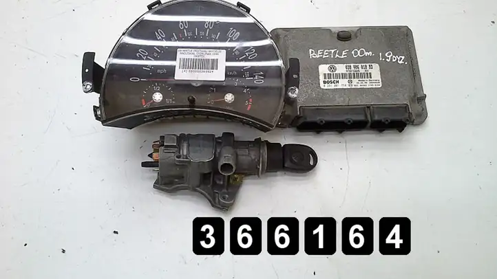 Volkswagen New Beetle (1997 - 2005) uk 1900tdi 038906018bd 0281001758 Блок управления двигателем (ЭБУ) — фото 1
