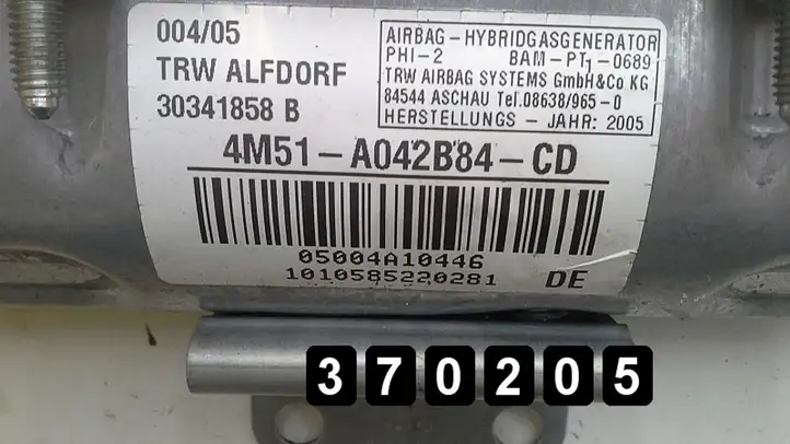 Ford Focus (2005 - 2008) 4m51a042b84cd Боковая подушка безопасности шторка — фото 5
