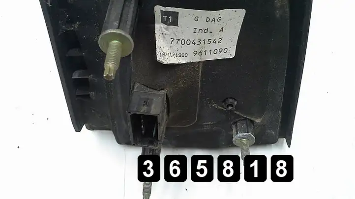 Renault Megane I (1995 - 2002) 7700431542 Боковое зеркало с электроприводом — фото 6
