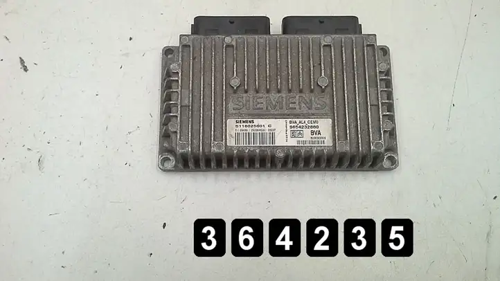 Citroen C5 (2004 - 2008) 2000b 9654232880 s118025601c Блок управления двигателем (ЭБУ) — фото 1