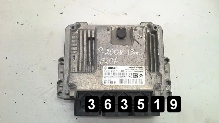 Peugeot 2008 I (2013 - 2019) 1600hdi 9666729580 0281030546 Блок управления двигателем (ЭБУ) — фото 2
