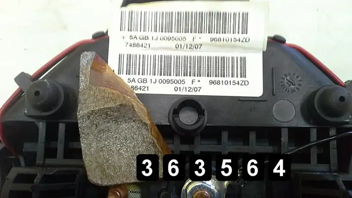 Peugeot 308 (2007 - 2013) 96810154zd Подушка безопасности руля — фото 6