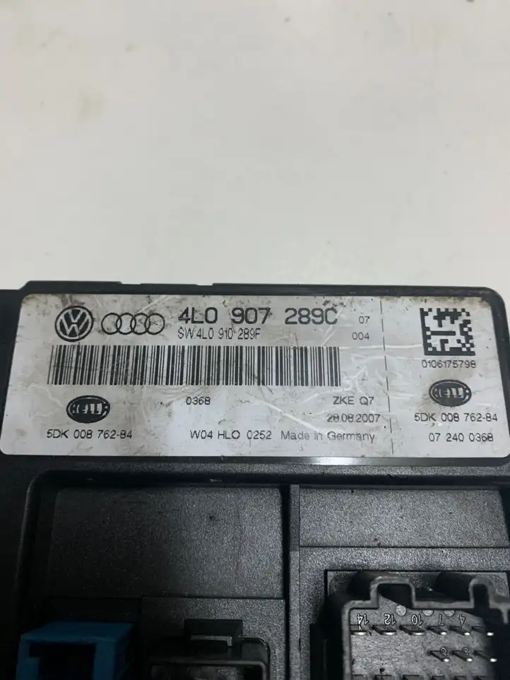 Audi Q7 4L (2005 - 2009) 4L0907289C Модуль комфорта — фото 3