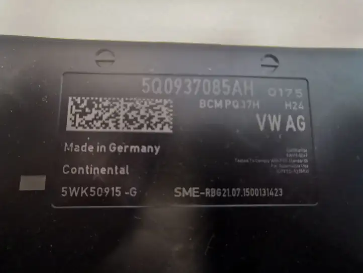 Audi A3/S3 8V (2012 - 2016) 5Q0937085AH Модуль комфорта — фото 1