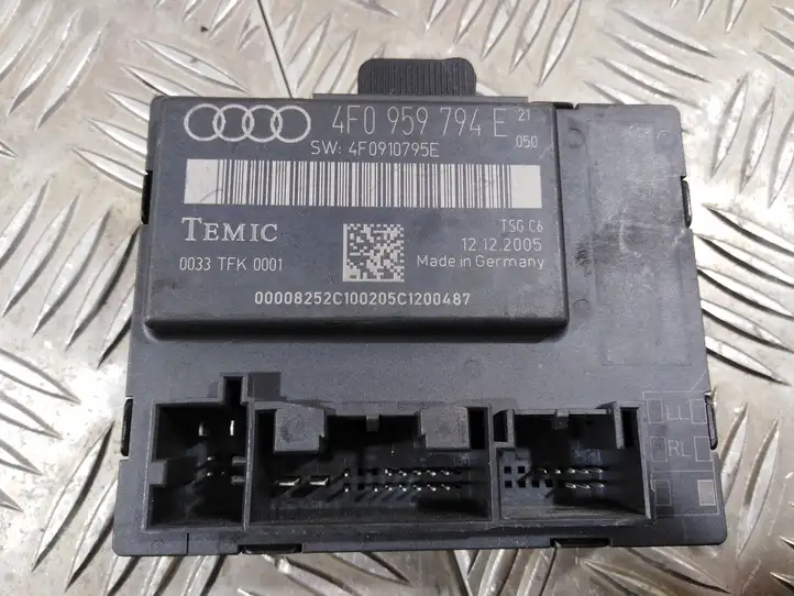 Audi A6 S6 C6 4F (2004 - 2008) 4F0959794E Блок управления дверью — фото 1