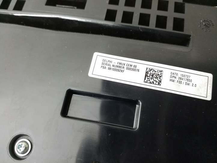 Citroen C4 (2011 - 2016)  98100092XF Блок управления кондиционера воздуха / климата/ печки (в салоне)