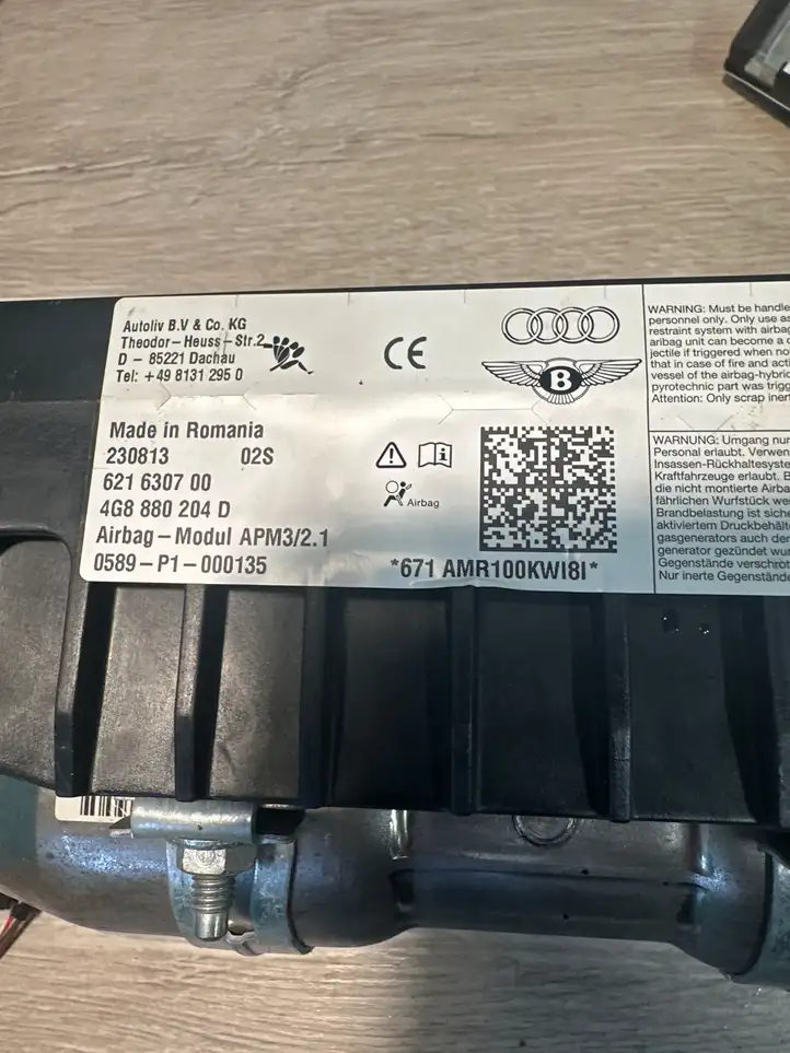 Audi A6 C7 (2011 - 2014) 4G8880204D Подушка безопасности пассажира — фото 2