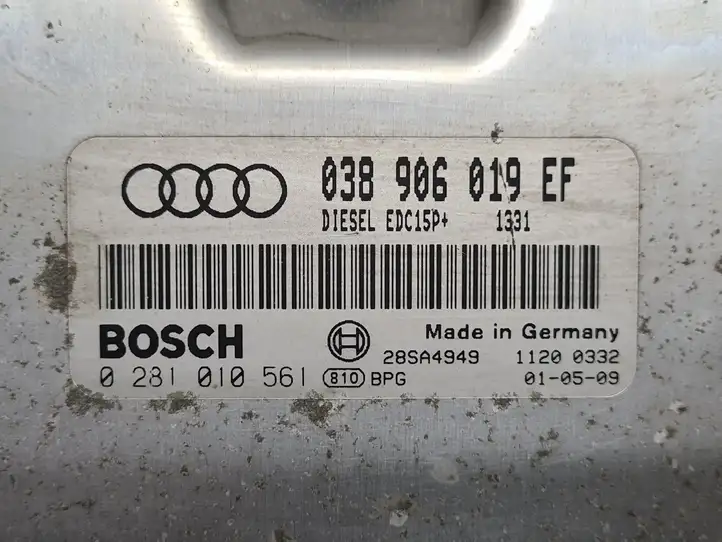 Audi A3/S3 8L (2000 - 2003) 038906019EF Блок управления двигателем (ЭБУ) — фото 4