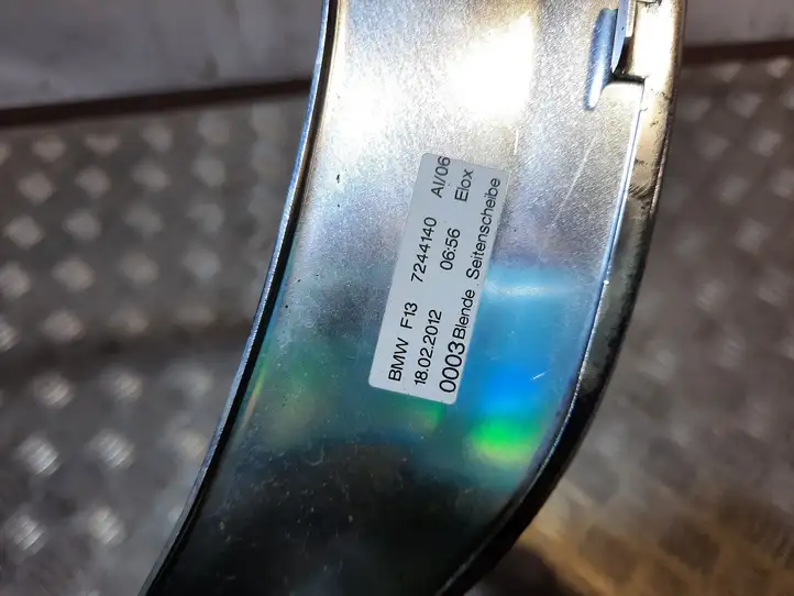 BMW 6 F12 F13 (2010 - 2018) 7244140 Облицовка заднего бокового стекла — фото 3