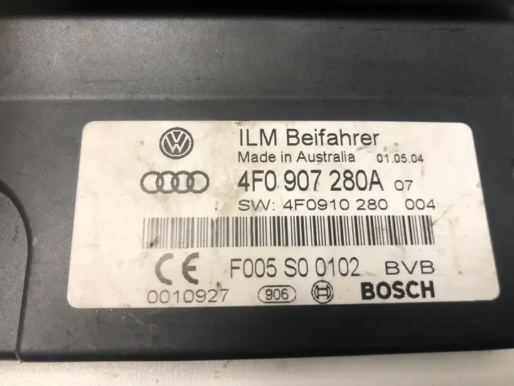 Audi A6 S6 C6 4F (2004 - 2008) 4F0907280A Прочие блоки управления — фото 4