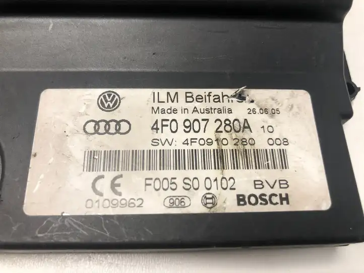 Audi A6 S6 C6 4F (2004 - 2008) 4F0907280A Прочие блоки управления — фото 3