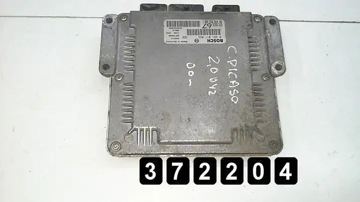Citroen Xsara Picasso (1999 - 2012) 2000 9647693180 0281011084 Блок управления двигателем (ЭБУ) — фото 2